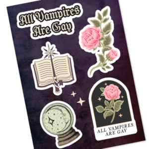 All Vampires Are Gay Sticker Sheet