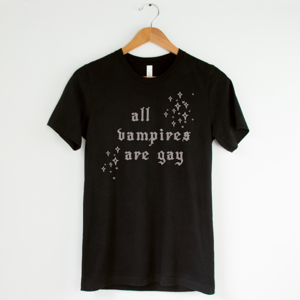 All Vampires Are Gay: Stars Design Tee